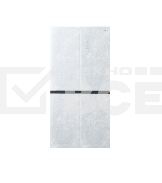 Холодильник Centek CT-1742 белый трехкамерный 267/148л морозилка снизу, No Frost, Side by Side