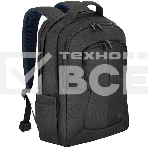 Рюкзак для ноутбука 17' Riva 8460 черный полиэстер (8460 BLACK), фото 1