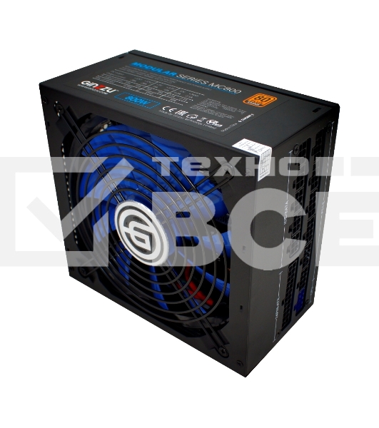 Блок питания Ginzzu MC800 14CM 80 PLUS Bronze,