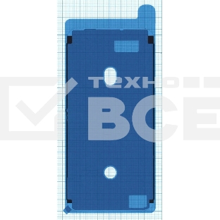 Водозащитная прокладка (проклейка) для iPhone 6s Plus, белый