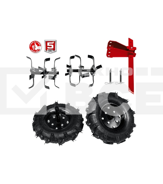 Мотоблок ЗУБР МТШ-500 бензиновый с ВОМ, 212 см3