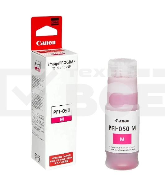 Картридж струйный Canon PFI-050M 5700C001 пурпурный (70мл) для Canon imagePROGRAF TC-20M