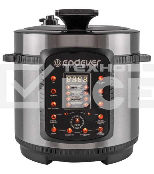 Мультиварка-скороварка Endever Vita-99, черный/стальной, мощность 1000 Вт, емкость 5л, 14 авторежимов работы, книга рецептов, 2 шт/уп.