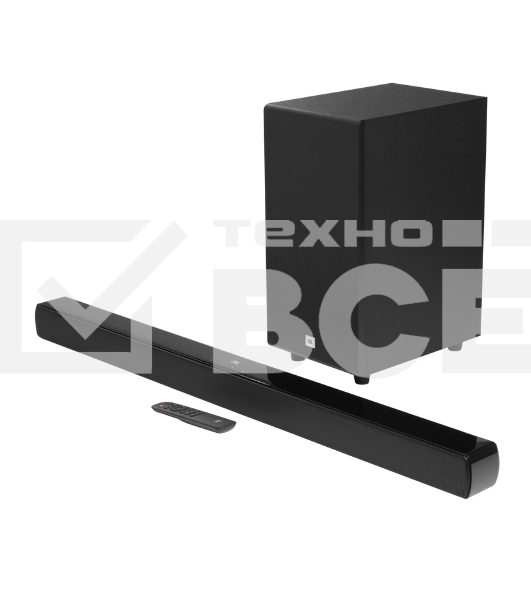 Саундбар JBL Cinema SB190 /380 Вт/сабвуфер 200 Вт/40-20000 Гц/Dolby Atmos/HDMI eARC/Bluetooth/USB/ПДУ/черный (JBLSB190BLKCN)