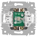 Розетка Intro Accent 6-301-01М TV одиночная IP20 СУ белый матовый Б0063603, фото5