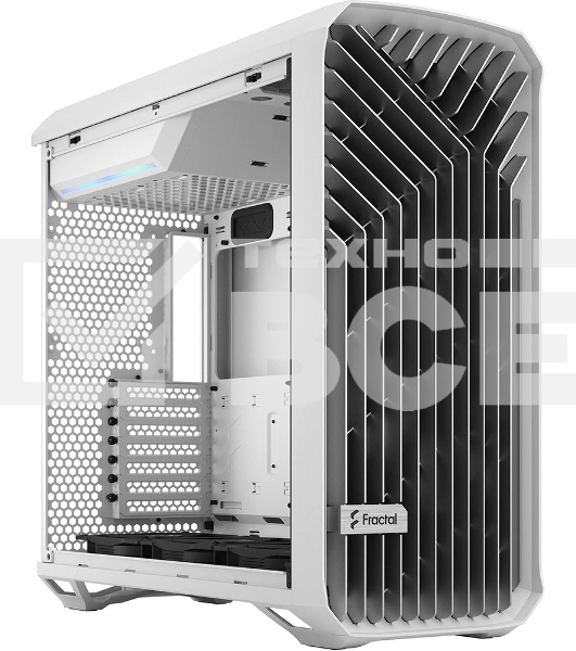 Компьютерный корпус Fractal Design Torrent белый TG Clear Tint / E-ATX, TG, 2x3.5, 4x2.5, 7xPCI, 1xUSB-C, 2xUSB 3.0 / 2x180мм, 3x140мм fans inc. / FD-C-TOR1A-03