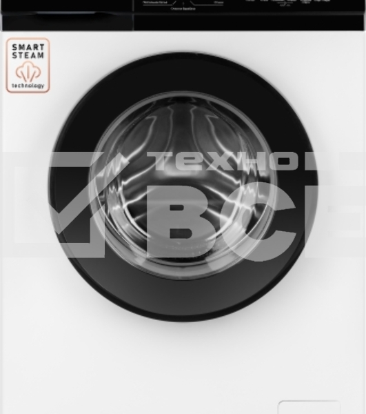 Стиральная машина Weissgauff WM 45106 Steam белая, загрузка фронтальная 6кг, 1000 об/мин., класс: A+