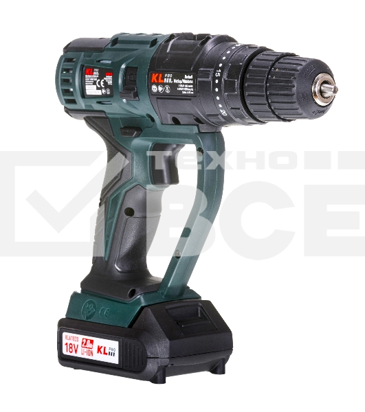 Профессиональный беспроводной мульти сет Klpro KLMS18-20 4в1 реноватор/уд шуруповерт/диск пила/лобзик (18В, Li-ion-2шт, 2.0А·ч,З/У, сумка + 20 аксес)