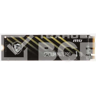 Накопитель SSD MSI M.2 2280 1Tb SPATIUM M470 PRO Client SSD S78-440L0J0-P83, PCIe Gen4x4 with NVMe