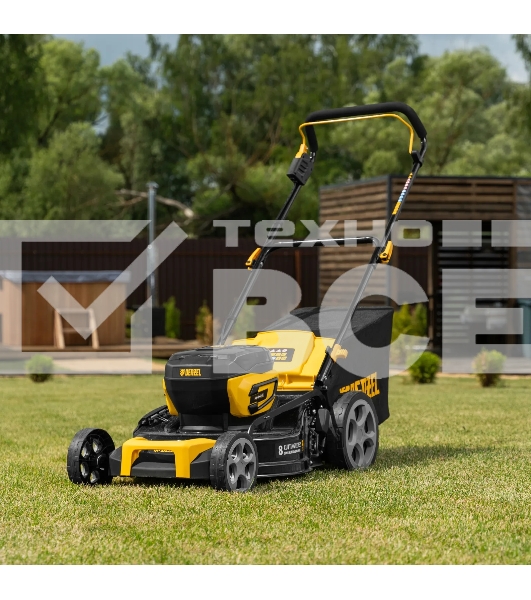 Газонокосилка аккумуляторная бесщет. Denzel DLM-460, 460 мм, травосб. 65 л., Li-Ion, 40 В