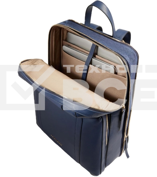 Рюкзак женский Piquadro Circle CA6216W92/BLU4 синий кожа