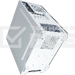 Компьютерный корпус Ginzzu CL660 mATX FAN 4*12FRGb передняя панель Решетка Белый, фото2