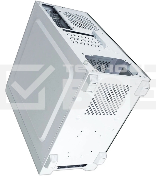 Компьютерный корпус Ginzzu CL660 mATX FAN 4*12FRGb передняя панель Решетка Белый