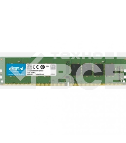 Оперативная память Crucial, DDR4, 16GB (1x16GB), 3200 MHz, CL22, без радиатора