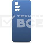 Чехол (клип-кейс) BORASCO Microfiber Case, для Xiaomi Redmi 10, синий, фото 1