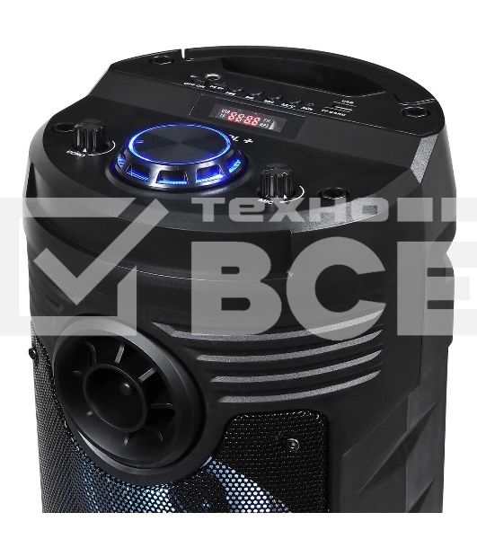 Минисистема Hyundai H-MC170 черный 80Вт/FM/USB/BT/SD/MMC