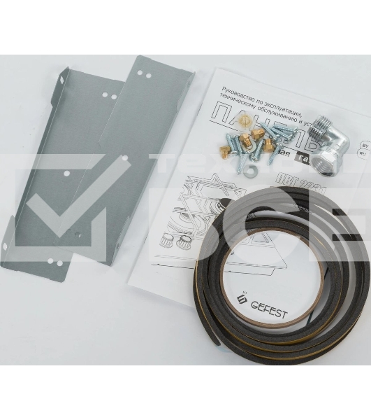 Газовая варочная панель Gefest ПВГ 2231-01 Р12, 4 конфорки, закаленное стекло, белый