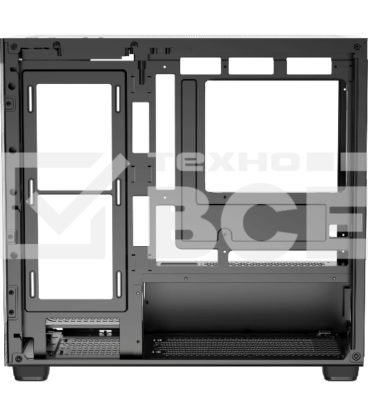 Корпус Ocypus Gamma C52 BK, Micro-Tower, чёрный