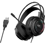 Гарнитура Genius HS-GX570U чёрный, проводная, USB, подсветка, фото2