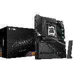 Материнская плата Gigabyte X870 AORUS STEALTH, AM5, AMD X870, 4xDDR5, 2xSATA, 4xM.2, 1xPCIe 5.0 x16, 1xPCIe 4.0 x16, 1xHDMI, 1x5Gb LAN, Wi-Fi 7, Bluetooth 5.4, 2xUSB-C 40Gbps (USB4), 1xUSB-C 10Gbps, 4xUSB-A 10Gbps, 4xUSB-A 5Gbps, 4xUSB-A 2.0, 3x3.5 мм + S/PDIF оптический, 7.1, ATX, фото 1