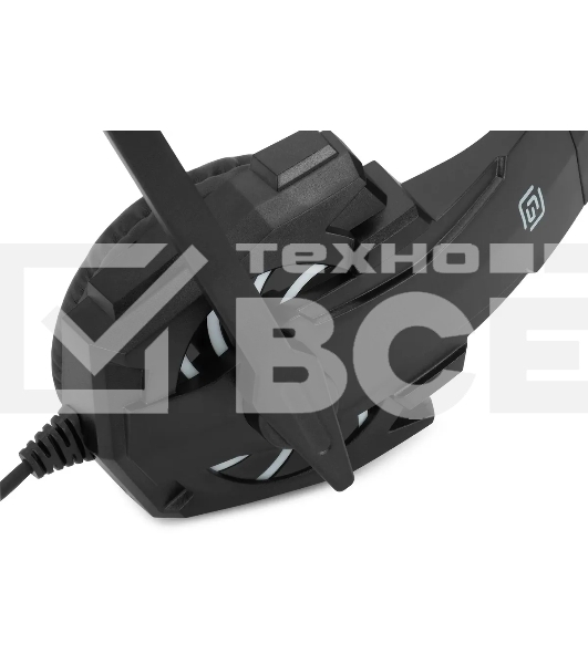 Наушники с микрофоном Оклик HS-L355G черный 1.8м мониторные оголовье (1939807)