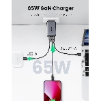 Сетевое зарядное устройство Ugreen CD244 (10335) Black, фото3