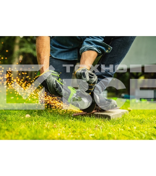 Угловая шлифовальная машина Greenworks 24В, аккумуляторная Greenworks (В комплекте с АКБ 2Ач. и ЗУ) [3200207UA]
