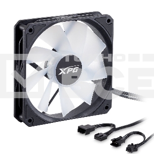 Вентилятор для корпуса ADATA XPG VENTO R 120 ARGB PWM черный, 120 мм, 1600 об/мин, 32 дБ, 4 pin