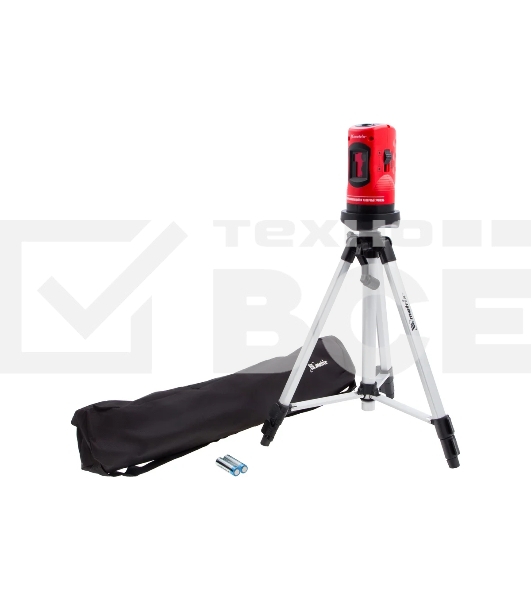 Уровень лазерный Matrix, 100 мм, штатив 1260 мм, самовыравнивающийся