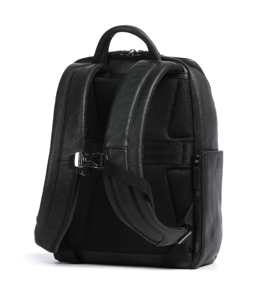 Рюкзак мужской Piquadro Black Square CA6501B3/N, кожа, черный