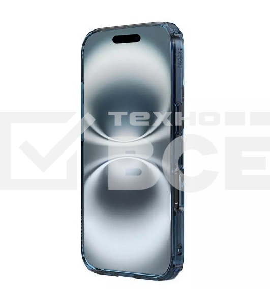 Чехол Nature TPU Pro Magnetic Case, синий, (AP iP16 Plus)