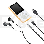 Плеер Hi-Fi Flash Digma S4 8Gb белый/оранжевый/1.8