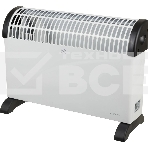 Конвектор Centek CT-6124 белый, 750/1250/2000 Вт, 20 м2, механический термостат, фото 1