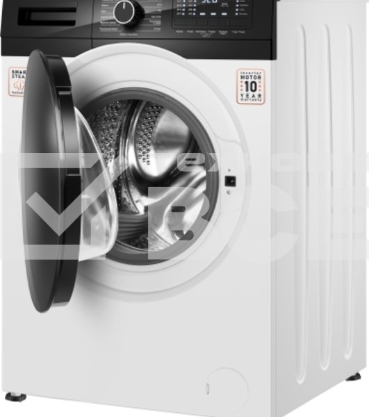 Стиральная машина Weissgauff WM 61210 DC Inverter Steam белый, загрузка фронтальная 10,5 кг, 1200 об/мин, класс А+++