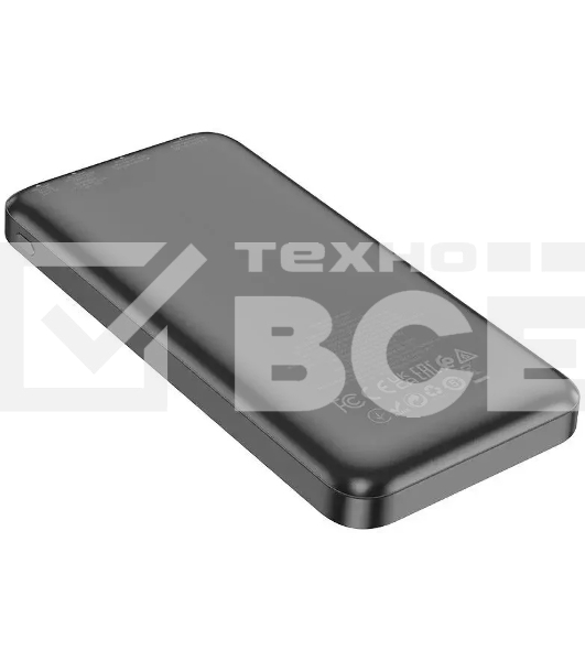 Портативный аккумулятор Hoco J101 Astute 10000mAh QC3.0/PD3.0 22.5W 5A 2xUSB-A/USB-C черный