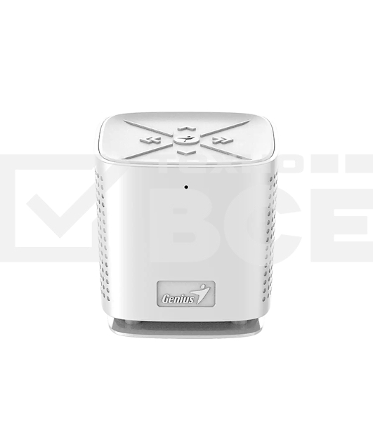 Портативная колонка Genius SP-925BT /10 Вт/Bluetooth 4.0/AUX/1500 мАч/микрофон/Micro USB/белый (31731062101)