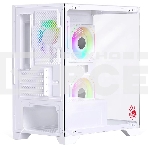 Компьютерный корпус Bloody BD-CC103F белый без БП mATX 7x120mm 1xUSB2.0 1xUSB3.0 audio bott PSU, фото7