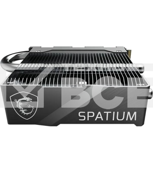Накопитель SSD MSI 2Tb SPATIUM M580 M.2(22x80mm), NVMe, PCIe 5.0 x4, 3D TLC, R/W 14600/12700, IOPs -/-, DRAM buffer 4096, TBW 1400, DWPD 0.33, with Heat Spreader