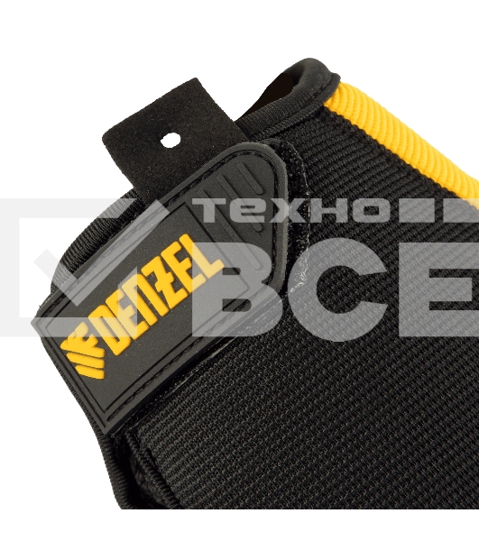 Перчатки универсальные Denzel на липучке, размер 9