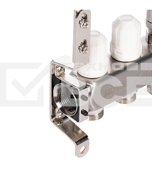 Коллектор Royal Thermo нерж. в сборе с расходомерами 1