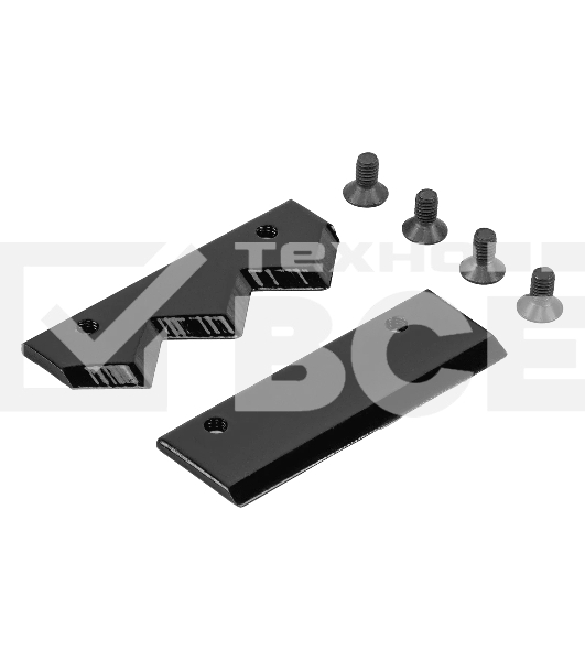 Нож шнека для грунта Denzel ER-250, диаметр 250мм, комплект 2 шт