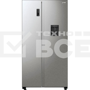 Холодильник Gorenje NRR9185EAXLWD двухкамерный серебристый мат. инвертер