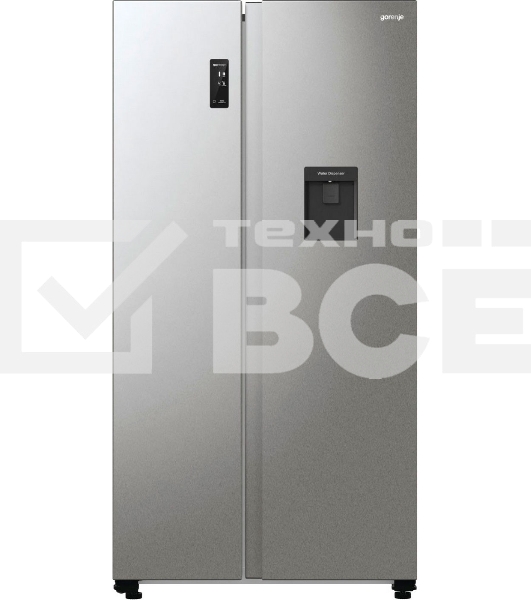 Холодильник Gorenje NRR9185EAXLWD двухкамерный серебристый мат. инвертер