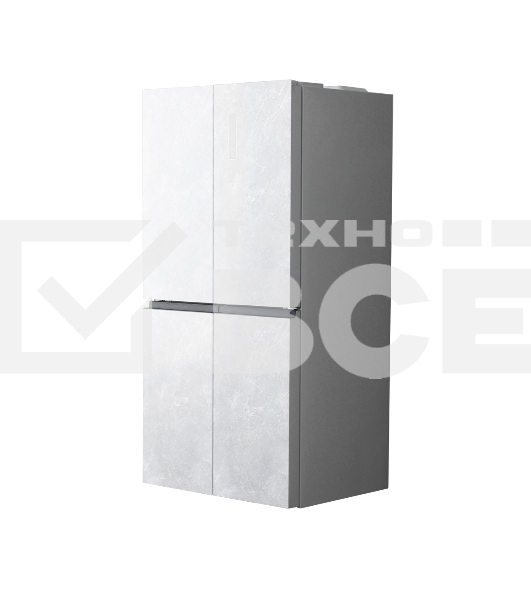 Холодильник Centek CT-1742 белый трехкамерный 267/148л морозилка снизу, No Frost, Side by Side