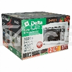 Мини-печь Delta D-0123 серая с тэном повыш. мощности,1300 Вт,37 л,2 нагреват. эл, с термостатом, фото13