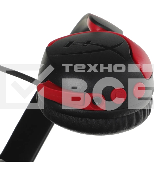 Наушники с микрофоном HyperX Cloud Mini черный/красный накладные BT оголовье (7G8F1AA)