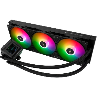 Система жидкостного охлаждения Thermalright Frozen Warframe SE 360 ARGB Soc-AM5/AM4/1151/1200/2066/2011/1700 черный 4-pin 29.6dB Al LCD Ret (F-WFRAME-SE-360-BL-ARGB)