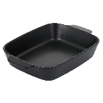 Форма для запекания MATTE BLACK квадратная 29,5x25,5x6,9см, жаропрочная керамика, фото 1