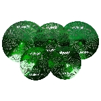 Комплект тарелок LOW VOLUME SET 14'+16'+18'+20' GREEN KINGDO LOW VOLUME SET 14'+16'+18'+20' GREEN специальный сплав, medium, звучание тихое, фото 1
