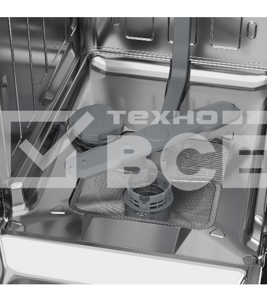 Посудомоечная машина Beko DVS050R02S, серебристая, 44.8 см, 10 компл., 49 дБ, класс A